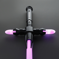 Sabre laser Nexussabers à poignée métallique, à changement de couleur infini, avec contrôle de mouvement par machine CNC, sabre croisé pour l'entraînement à l'épée et les fêtes