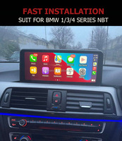 Pantalla Táctil Android de 10.25 Pulgadas para BMW Serie 3 4 F30 F31 F33 F34 F36 NBT EVO 8-Core MTK8667 CarPlay Inalámbrico GPS