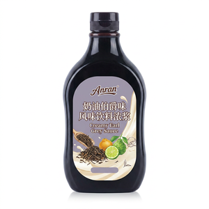 Sauce crémeuse Earl Grey en gros, 680 ml, Anran Food Ingredients, plus sucrée pour garniture de pain, crème glacée, lait, salon de thé - Product Image 1