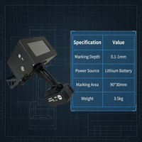 Machine de marquage par poinçonnage à points CNC portable de haute qualité au meilleur prix pour l'acier, l'aluminium et le métal