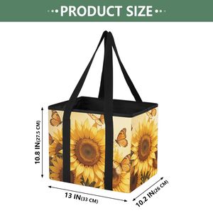 Custom Logo Printed Multi-Purpose <b>Collapsible</b> Tote Bag, Large Capacity Shopping/Kitchen <b>Storage</b> Organizer for Promotional Gifts - Product Image 2