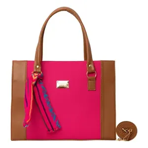 Bolso de playa de yute para mujer Fana Henri Fiusha, tamaño mediano, con estampado de leopardo, asas dobles, bolso de compras para transportar alimentos - Product Image 1