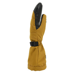 Guantes de seguridad de Palma de cuero térmico para clima frío, guantes de esquí y nieve con cojín y puños largos resistentes al agua - Product Image 2