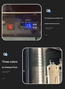 Refrigeradores de Vidrio de Doble Puerta con Luz LED Antivaho, Ideales para Panaderías, Delicatessen y Exhibición de Bebidas - Product Image 4