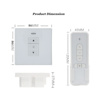 Transformateur AC à DC24V pour moteur à courant continu actionneurs linéaires fenêtre opérateur porte rideau mur panneau de commande CON interrupteur de commande de lumière