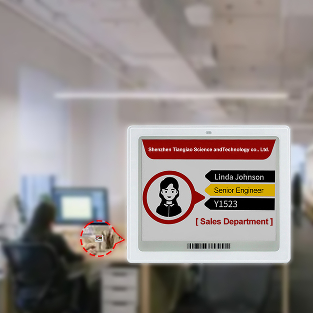 4.2 Inch 4 Color Ink Screen Electronic Paper Badge Office Electronic Employee Badge Access Control Nfc E-Ink Price Tag Esl