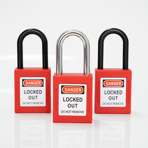 <span class=keywords><strong>Cadenas</strong></span> de sécurité industriel rouge en acier inoxydable avec options de manille de 25 mm, 38 mm et 76 mm, <span class=keywords><strong>cadenas</strong></span> <span class=keywords><strong>à</strong></span> clé LOTO - Product Image 3