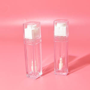 ภาชนะใส่ลิปมันใส PET สำหรับลิปกรอสแบบแท่งหลอดพลาสติกทรงสี่เหลี่ยมสำหรับลิปกลอส - Product Image 3