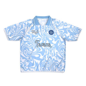 Camiseta de Fútbol Personalizada de Poliéster con Malla Transpirable, Manga Corta, Diseño Retro Informal - Product Image 2