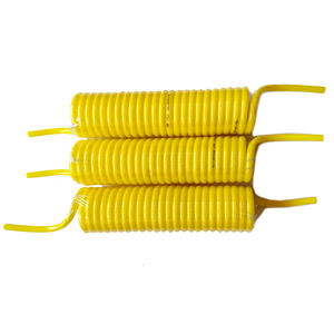 Sıcak satış renkli kamyon Spiral hortum 12mm PU Spiral tüp poliüretan bobin tüp pnömatik boru ve hava hortumu için - Product Image 4