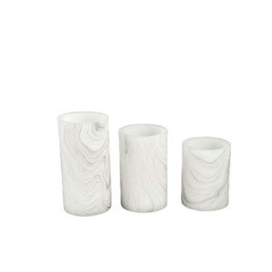 Bougies de <span class=keywords><strong>cire</strong></span> électriques à led, uniques, en marbre, à piles, bon marché avec décalcomanie, 20 pièces - Product Image 2