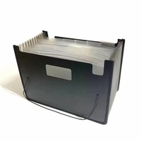 Pochette de rangement suspendue format A4, type accordéon, pour documents, dossiers et cartes, portable pour étudiants et bureaux
