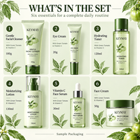 Coffret de Soins Visage Luxe Tomate Verte Vitamine C Éclaircissant Hydratant Équilibrant – Marque Privée OEM ODM Personnalisé