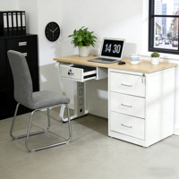 Meubles de bureau commerciaux modulaires modernes et simples, panneau en bois massif, cadre métallique, bureau debout, panneau pour PDG, personnel, superviseur