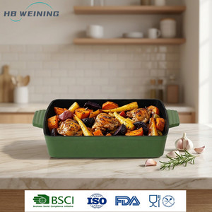 Cocotte <span class=keywords><strong>en</strong></span> <span class=keywords><strong>fonte</strong></span> émaillée certifiée CE, compatible four et induction, facile à nettoyer, écologique - Product Image 3