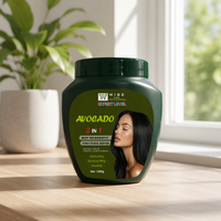 Wiseking Premium Avocado Haarmasker Crème 1000g Natuurlijke Diepgaande Hydraterende Haarverzorging Vermindert Frizz Geschikt voor Droog Haar Aangepast logo