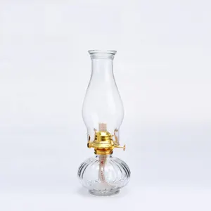 High Quality European-style Glass Cafe Tea House Oil Lamp Lighting Table Lamp Kerosene Lamp