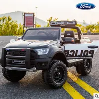 Fun Politie Rit Op Auto Voor Kinderen Ranger Raptor Licentie Ford Dubbele Zitting Elektrische Kinderen Speelgoed