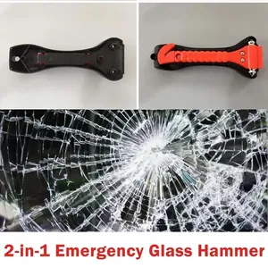 2 in 1 Jy Brand Car Safety Hammer <b>Fire</b> Escape Seatbelt Cutter Window Breaker Emergency <b>Tool</b> Kit 145G - Product Image 2