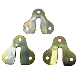 Three Hole Arc Shaped Metal Hanging Plate 50.5mm Color Plated <b>For</b> <b>Picture</b> <b>Frame</b> Mounting <b>Hooks</b> - Product Image 2