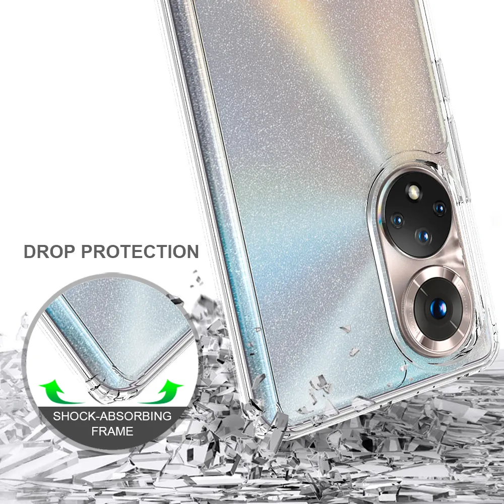 For Huawei Nova 9 5G Phone Case, Ultra-Thin Transparent Crystal Shockproof Clear Cellphone Cases For Huawei Honor 50 5G