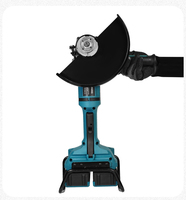 Meuleuse d'angle sans fil 18V Lithium-Ion sans balais avec interrupteur à gâchette, disque de coupe 125mm pour usage professionnel et industriel DIY, 6000 tr/min