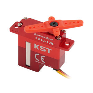 Ventas Calientes KST SV10-12B DC12V Super Alto Voltaje 14.0Kgf.cm 0.10seg/60. Arranque Suave de Aleación de Aluminio sin Núcleo para Planeadores RC - Product Image 1