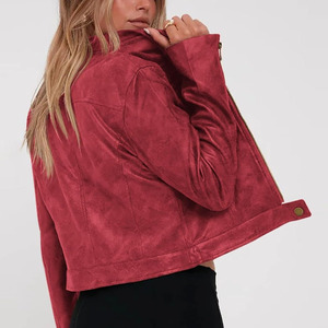 Vestes en cuir pour femmes à bas prix, mode, nouvelle arrivée, vestes en cuir personnalisées en gros - Product Image 2
