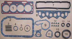 Kit de joint de culasse moteur F1N F2N pour <span class=keywords><strong>RENAULT</strong></span> CLIO TRAFIC T5 R9 11 19 21 S48 VOLVO 340-360 B 17 1.7L OEM 7700713860 - Product Image 2