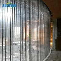 Porte intérieure pour centre commercial avec moteur cloison porte luxe cristal alliage d'aluminium porte coulissante source fabricant