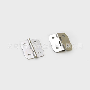 Charnière en laiton style vintage 30x25mm à montage en surface, accessoire de quincaillerie durable pour meubles - Product Image 4