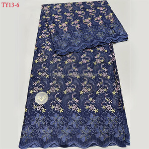 TY13 Dernier tissu de dentelle <span class=keywords><strong>suisse</strong></span> <span class=keywords><strong>suisse</strong></span> 2025 Lacets africains brodés de haute qualité pour robes de mariée 5 Yards - Product Image 6