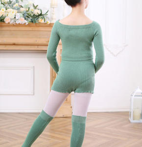 Roupa de Dança Infantil, Suéter de Dança para Crianças, Jaqueta Estilosa de Tricô para Meninas - Product Image 3