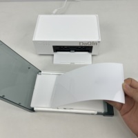 Peau de téléphone réfléchissante en PVC personnalisé pour iPhone autocollant mobile étanche en stock
