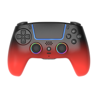 Manette de jeu sans fil RGB avec joystick à vibration et capteur de mouvement Hall pour PS5, dotée d'un bouton arrière