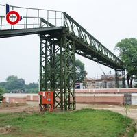 Pont Bailey lourd à double voie avec pont de circulation en acier modèle CB100