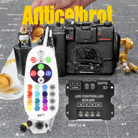 Controlador LED RGB Winview con Control Remoto RF de 24 Teclas, 18A 36A, Gran Potencia 360W, Regulador de Intensidad, Manual, para Tiras de Luz, DC12-24V, 2 Años de Garantía