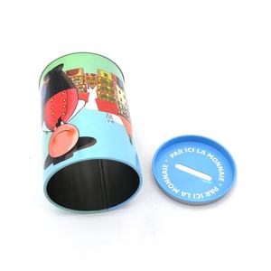 사용자 정의 돈 주석 상자 동전 저축 깡통 둥근 돼지 저금통 승화 돼지 저금통 금속 돼지 저금통 돈 저축 상자 - Product Image 6