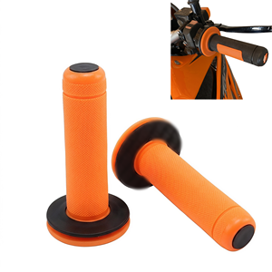 High Quality Universal 22mm 7/8" Motorcycle Handlebar Grip PU Material Non-Slip <strong>for</strong> Dirt <strong>Bike</strong> <strong>Honda</strong> Kawasaki - Product Image 1