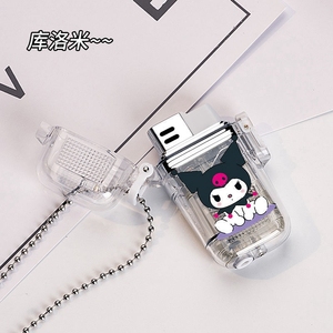 Thời trang sáng tạo kuromi nhẹ hơn butan Kawaii búp bê Windproof bơm lại máy bay phản lực nhẹ hơn <span class=keywords><strong>Torch</strong></span> gas phim hoạt hình nhẹ hơn cho người phụ nữ Quà Tặng - Product Image 5