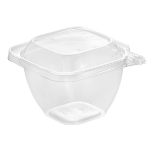 Tazón de embalaje de alimentos cuadrado desechable de 16 OZ, marca de Taiwán, bloqueo de seguridad patentado y evidencia de manipulación para ensalada de fideos fríos reciclable - Product Image 4