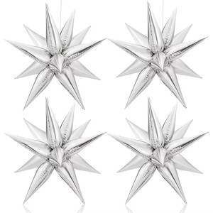 Globos Metálicos Plateados en Forma <span class=keywords><strong>de</strong></span> Estrella <span class=keywords><strong>de</strong></span> 22/40 Pulgadas, Decoraciones Coloridas <span class=keywords><strong>para</strong></span> Fiestas, 50 Piezas/Bolsa <span class=keywords><strong>para</strong></span> <span class=keywords><strong>Adolescentes</strong></span> - Product Image 2