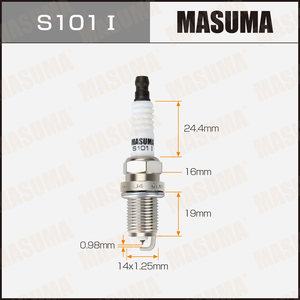 S101I MASUMA iridium SPARK PLUG Pièces de moteur de voiture 101000063AC 12120035747 481F-3707010 BKR6EIX-11 IK20 IK20TT SPARK PLUG - Product Image 2