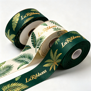 Cinta de Raso Grosgrain con Logotipo Personalizado, Fabricada en Vietnam, Venta al Por Mayor para Distribuidores - Product Image 4