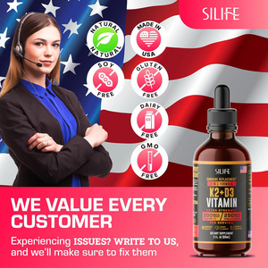 Private Label Amazon Hot Sale integratori supporta la salute delle ossa <span class=keywords><strong>e</strong></span> il potenziamento immunitario <span class=keywords><strong>vitamina</strong></span> D3 K2 <span class=keywords><strong>gocce</strong></span> di vitamine <span class=keywords><strong>e</strong></span> integratori - Product Image 6