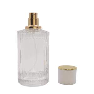 Venta al por Mayor de Botellas de Perfume de Vidrio Vacías Recargables Personalizadas de Lujo de Alta Calidad de 100 ml con Forma Redonda para Mujer - Product Image 4