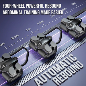 Rueda de <span class=keywords><strong>Entrenamiento</strong></span> Abdominal para Hombres y Mujeres, Rueda Abdominal Inteligente de 4 Ruedas con Rebote Automático - Product Image 4