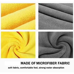 Vente directe d'usine, serviette de bain pour animaux de compagnie en microfibre absorbante et à séchage rapide, personnalisable - Product Image 4