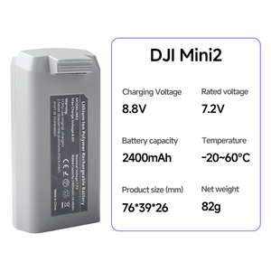 Nouvelle <span class=keywords><strong>batterie</strong></span> de drone Li-Po intelligente 7,7 V 2400 mAh pour <span class=keywords><strong>DJI</strong></span> Mini2 2SE 4K, <span class=keywords><strong>batterie</strong></span> de remplacement rechargeable, accessoires - Product Image 2