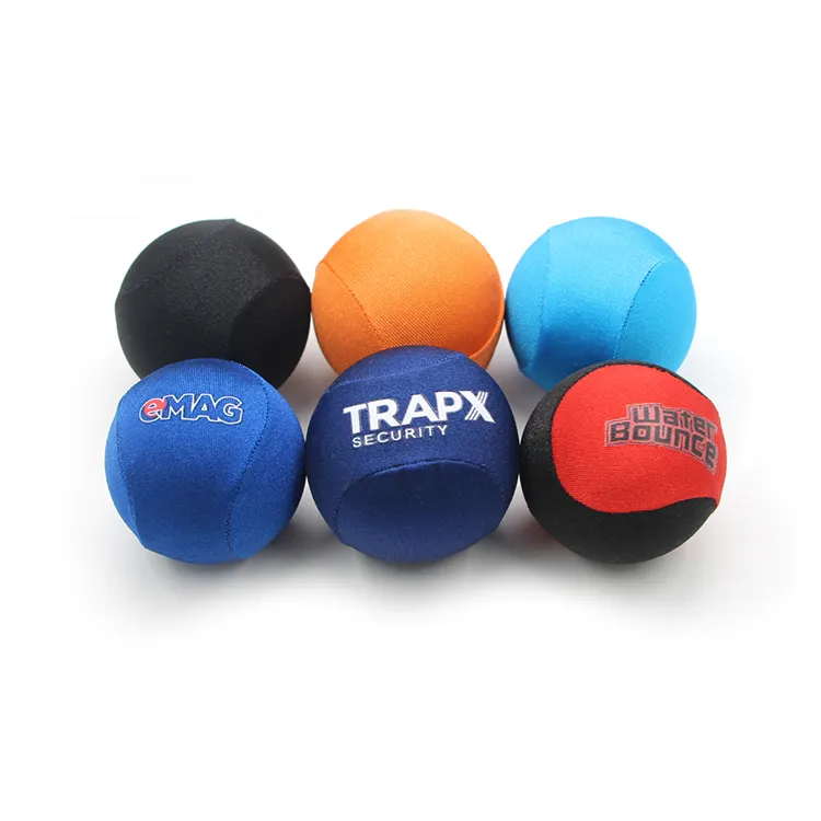 Custom TPR Anti Stress Ball Water Bouncing Ball With Elastic Fabric Aquatic Balls Toys